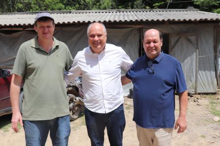 Vereador Ronaldo Recebe Deputado Luciano Silveira